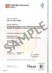 DELTA (Diploma in Teaching English to Speakers of Other Languages)